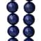 12 Pack: Dark Blue Reconstituted Lapis Round Beads, 10mm by Bead Landing™